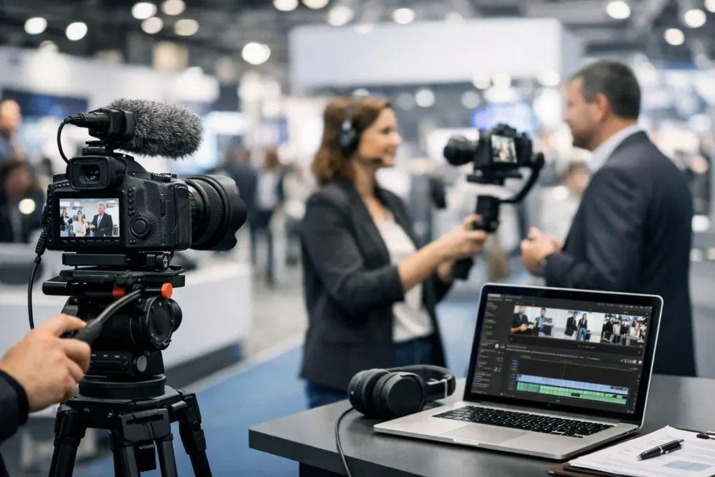 Messekommunikation Video Produktion richtig planen