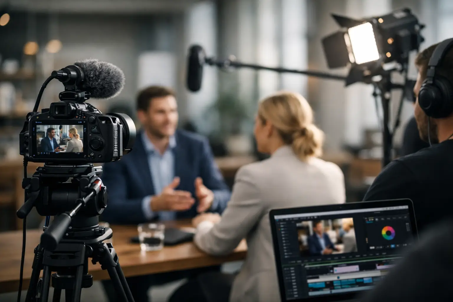Ablauf professioneller Videoproduktion im Unternehmen
