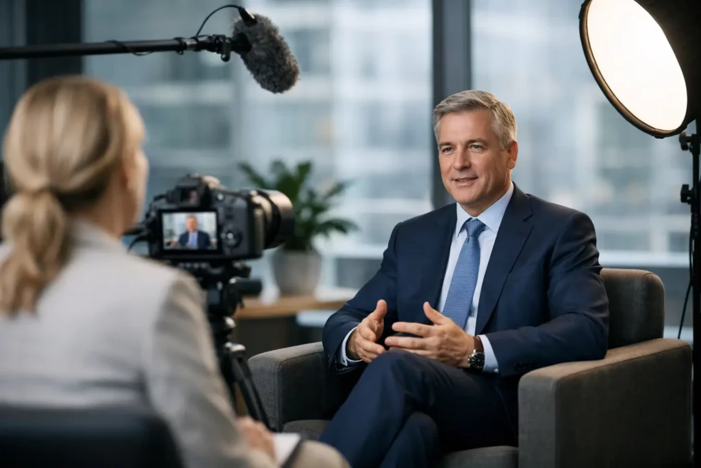Interview Film für Vorstände richtig einsetzen