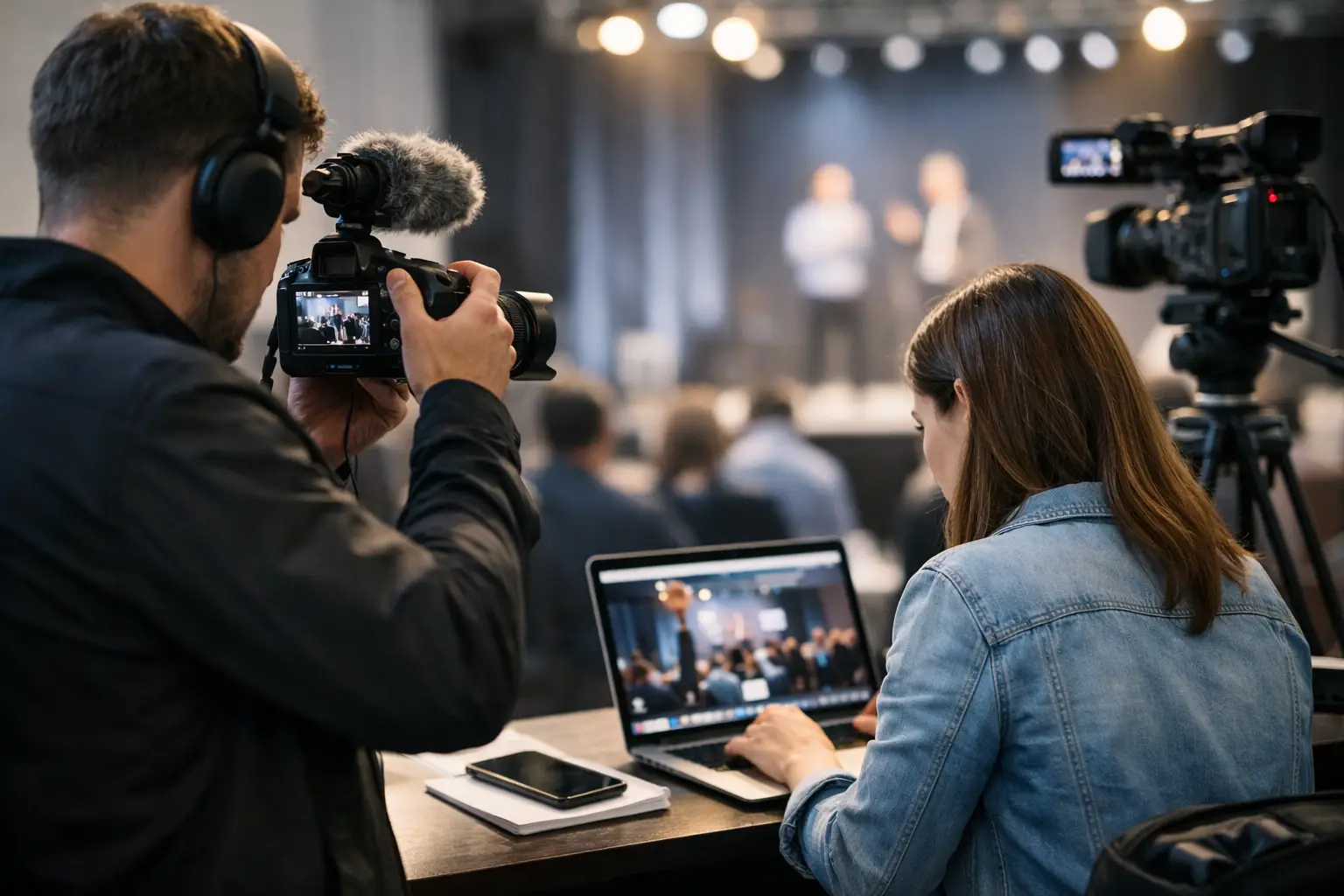 Vor-Ort-Berichterstattung beim Event richtig planen