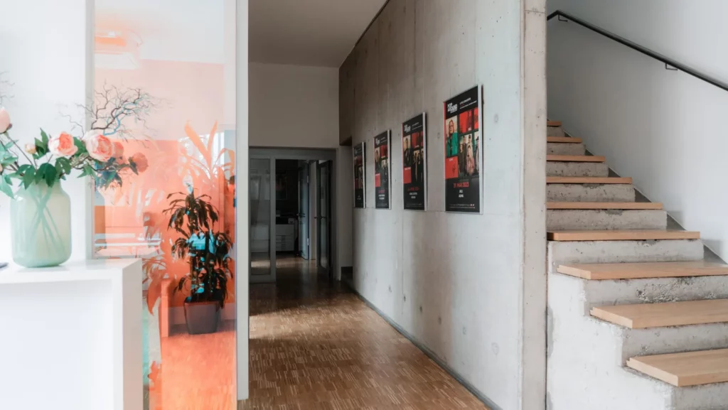 Foyer im Kölner Studio von TVT.media